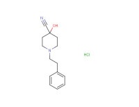 4-hydroxy-1-phenethylpiperidine-4-carbonitrile monohydrochloride