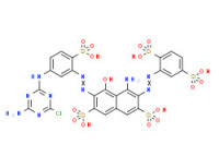 4-amino-6-[[5-[(4-amino-6-chloro-1,3,5-triazin-2-yl)amino]-2-sulphophenyl]azo]-3-[(2,5-disulphophenyl)azo]-5-hydroxynaphthalene-2,7-disulphonic acid