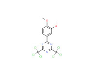 2-(3,4-dimethoxyphenyl)-4,6-bis(trichloromethyl)-1,3,5-triazine