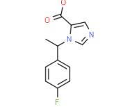 Ethyl (±)-1-[1-(4-fluorophenyl)ethyl]-1H-imidazole-4-carboxylate