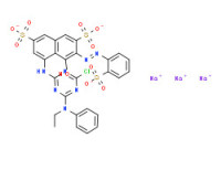 Trisodium 5-[[4-chloro-6-(ethylphenylamino)-1,3,5-triazin-2-yl]amino]-4-hydroxy-3-[(2-sulphonatophenyl)azo]naphthalene-2,7-disulphonate
