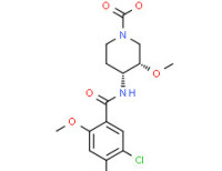 Ethyl cis-4-[(4-amino-5-chloro-2-methoxybenzoyl)amino]-3-methoxypiperidine-1-carboxylate