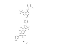 Trisodium 4-amino-3-[[4-[[4-[(2,4-dihydroxyphenyl)azo]-6(or 7)-sulphonato-1-naphthyl]azo]phenyl]azo]-5-hydroxy-6-(phenylazo)naphthalene-2,7-disulphonate