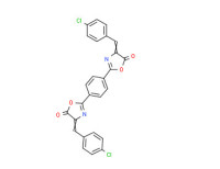 2,2'-(1,4-phenylene)bis[4-[(4-chlorophenyl)methylene]oxazol-5(4H)-one]