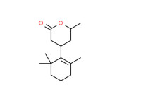 Tetrahydro-6-methyl-4-(2,6,6-trimethyl-1-cyclohexen-1-yl)-2H-pyran-2-one