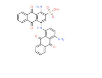 1-amino-4-((4-amino-9,10-dihydro-9,10-dioxo-1-anthryl)amino)-9,10-dihydro-9,10-dioxoanthracenesulphonic acid