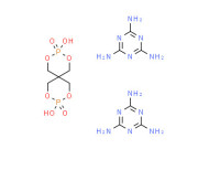 1,3,5-triazine-2,4,6-triamine, compound with 3,9-dihydroxy-2,4,8,10-tetraoxa-3,9-diphosphaspiro[5.5]undecane 3,9-dioxide (2:1)