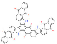 8,25-dihydro-5H-naphth[2',3':6,7]indolo[2,3-c]dinaphtho[2,3-i:2',3'-i']benzo[1,2-a:4,5-a']dicarbazole-5,7,9,14,19,24,26,31(6H)-octone