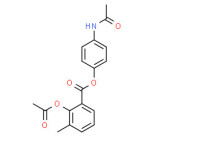 4-(acetylamino)phenyl 3-methyl-o-acetylsalicylate