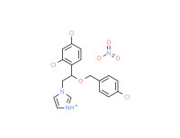 (+)-1-[2-[(4-chlorophenyl)methoxy]-2-(2,4-dichlorophenyl)ethyl]-1H-imidazolium nitrate
