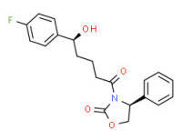 (4S)-3-[(5S)-5-(4-Fluorophenyl)-5-hydroxypentanoyl]-4-phenyl-1,3-oxazolidin-2-one