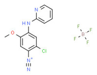 2-chloro-5-methoxy-4-(2-pyridylamino)benzenediazonium tetrafluoroborate