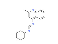 N-(cyclohexylcarbonimidoyl)-2-methylquinolin-4-amine