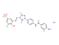 Sodium 3-[[1-[4-(4-amino-3-methylbenzamido)phenyl]-4,5-dihydro-3-methyl-5-oxo-1H-pyrazol-4-yl]azo]-5-chloro-4-hydroxybenzenesulphonate