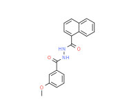 2'-(3-methoxybenzoyl)-1-naphthohydrazide