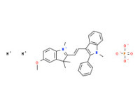 5-methoxy-1,3,3-trimethyl-2-[2-(1-methyl-2-phenyl-1H-indol-3-yl)vinyl]-3H-indolium dihydrogen phosphate