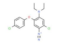 2-chloro-5-(4-chlorophenoxy)-4-diethylaminobenzenediazonium tetrafluoroborate