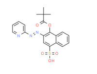 2-(2-pyridylazo)-4-sulpho-1-naphthyl pivalate