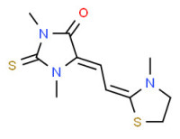 1,3-dimethyl-5-[(3-methylthiazolidinyl-2-idene)ethylidene]-2-thioxoimidazolidin-4-one