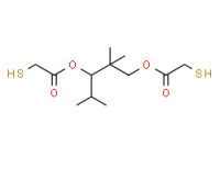 2,2-dimethyl-1-(1-methylethyl)-1,3-propanediyl bis(mercaptoacetate)
