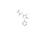 N-(4,5-dihydro-4-methyl-5-oxo-1-phenyl-1H-pyrazol-3-yl)methacrylamide
