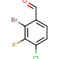 2-bromo-4-chloro-3-fluorobenzaldehyde
