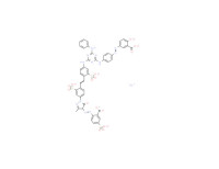 Benzoic acid, 2-[[1-[4-[2-[4-[[4-[[4-[(3-carboxy-4-hydroxyphenyl)azo]phenyl]amino]-6-(phenylamino)-1,3,5-triazin-2-yl]amino]-2-sulfophenyl]ethenyl]-3-sulfophenyl]-4,5-dihydro-3-methyl-5-oxo-1H-pyrazol-4-yl]azo]-5-sulfo-, sodium salt