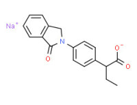 Sodium 2-[4-(1,3-dihydro-1-oxo-2H-isoindol-2-ylthio)phenyl]butyrate