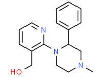 2-(4-Methyl-2-phenyl-1-piperazinyl)-3-pyridinemethanol