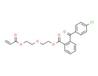 2-[2-[(1-oxo-2-propenyl)oxy]ethoxy]ethyl 2-(4-chlorobenzoyl)benzoate