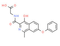 2-(4-HYDROXY-1-METHYL-7-PHENOXYISOQUINOLINE-3-CARBOXAMIDO)ACETIC ACID(Roxadustat)