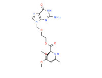 (E)-3{(S)-1-[2-(2-amino-6-hydroxy-purin-9-ylmethoxy)-ethoxicarbonyl]-2-methyl-propylamino}-but-2-enoic acid methyl ester