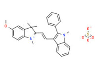 5-methoxy-1,3,3-trimethyl-2-[2-(1-methyl-2-phenyl-1H-indol-3-yl)vinyl]-3H-indolium hydrogen sulphate