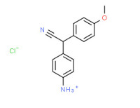 (±)-[4-[cyano(4-methoxyphenyl)methyl]phenyl]ammonium chloride