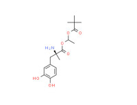1-(2,2-dimethylpropionyloxy)ethyl 3-hydroxy-a-methyl-L-tyrosinate