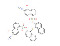 Thiodinaphthalene-1,2-diyl tetrakis(6-diazo-5,6-dihydro-5-oxonaphthalene-1-sulphonate)