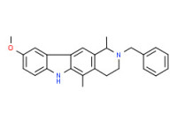 2-benzyl-2,3,4,6-tetrahydro-9-methoxy-1,5-dimethyl-1H-pyrido[4,3-b]carbazole