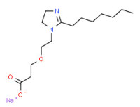 Sodium 3-[2-(2-heptyl-4,5-dihydro-1H-imidazol-1-yl)ethoxy]propionate