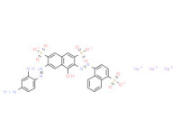 Trisodium 6-[(2,4-diaminophenyl)azo]-4-hydroxy-3-[(4-sulphonato-1-naphthyl)azo]naphthalene-2,7-disulphonate
