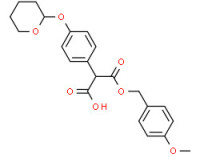 [(4-methoxyphenyl)methyl] hydrogen [4-[(tetrahydro-2H-pyran-2-yl)oxy]phenyl]malonate