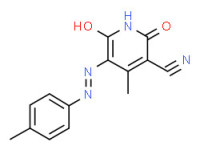 1,2-dihydro-6-hydroxy-4-methyl-2-oxo-5-[(p-tolyl)azo]nicotinonitrile