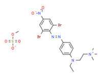 [2-[[4-[(2,6-dibromo-4-nitrophenyl)azo]phenyl]ethylamino]ethyl]trimethylammonium methyl sulphate