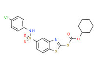 S-[5-[(p-chloroanilino)sulphonyl]benzothiazol-2-yl] O-cyclohexyl thiocarbonate