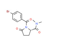 (S)-1-(4-bromobenzoyl)-N,N-dimethyl-5-oxopyrrolidine-2-carboxamide
