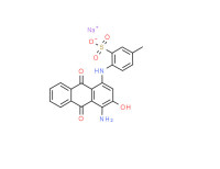 Sodium 4-[(4-amino-9,10-dihydro-3-hydroxy-9,10-dioxo-1-anthryl)amino]toluene-3-sulphonate