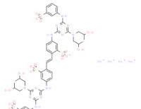 Tetrasodium 4,4'-bis[[4-[bis(2-hydroxypropyl)amino]-6-[(3-sulphonatophenyl)amino]-1,3,5-triazin-2-yl]amino]stilbene-2,2'-disulphonate