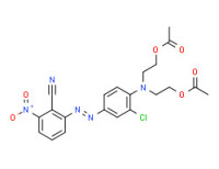 2-[[4-[(2-cyano-3-nitrophenyl)azo]-2-chlorophenyl](2-acetoxyethyl)amino]ethyl acetate