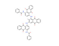 N,N'-[(9,10-dihydro-2-methyl-9,10-dioxoanthracene-1,3-diyl)bis[imino(9,10-dihydro-9,10-dioxoanthracene-4,1-diyl)]]bis(benzamide)