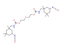 Oxydiethylene bis[[(5-isocyanato-1,3,3-trimethylcyclohexyl)methyl]carbamate]