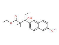 Ethyl ß-ethyl-ß-hydroxy-6-methoxy-a,a-dimethylnaphthalene-2-propionate